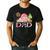 Dad Pink Farm Animal Birthday Kids Matching Family Men's Casual T-Shirt Black