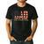 Dad Protector Hero Legend USA Flag Dad Father's Day Men's Casual T-Shirt Black