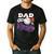 Dad Rookie Of Year 1st Birthday Baseball Theme Matching Men's Casual T-Shirt Black