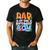 Dad Under Sea Birthday Party Boys Ocean Sea Animals Themed Men's Casual T-Shirt Black