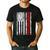 Dad Senior 2026 Proud Dad Of A Class Of 2026 Graduate Flag Men's Casual T-Shirt Black