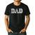 Dad Shirts For Dad Vintage Dad Idea Fathers Day Fun Men's Casual T-Shirt Black