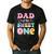 Dad Of The Sweet One 1st Birthday Donut Bday Party Men's Casual T-Shirt Black Dad Of The Sweet One 1st Birthday Donut Bday Party Men's Casual T-Shirt Black