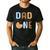 Dad Of The Sweet One Cookies And Milk 1st Birthday Party Men's Casual T-Shirt Black Dad Of The Sweet One Cookies And Milk 1st Birthday Party Men's Casual T-Shirt Black