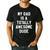 My Dad Is A Totally Awesome Dude T-Shirt Men's Casual T-Shirt Black