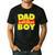 Dad Of The Toy Birthday Boy Story Theme B-Day Men's Casual T-Shirt Black
