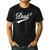 Dad Of Two Promoted For The Second Time Daddy Squared Men's Casual T-Shirt Black
