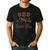 Dad Of The Wild One Cowboy Western Rodeo Party Matching Men's Casual T-Shirt Black