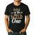 Dad Of The Wild One Zoo Themed 1st Birthday Party Men's Casual T-Shirt Black
