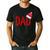 Dad Xmas PJs Christmas Pajamas And Xmas PJ Family Shirt Men's Casual T-Shirt Black