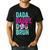 Dada Daddy Dad Bruh Baseball Drip Ice Cream Dad Bruh Men's Casual T-Shirt Black