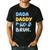 Dada Daddy Dad Bruh Fathers Day Blue Dog Men's Casual T-Shirt Black