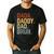 Dada Daddy Dad Bruh Retro Vintage Fathers Day Vintage Men's Casual T-Shirt Black