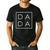 Dada Father's Day For New Dad Him Papa Grandpa Father's Men's Casual T-Shirt Black