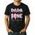Dada Of Little Miss Onederful First Birthday Girl Bow Men's Casual T-Shirt Black