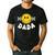 Dada One Happy Dude Birthday Theme 1st Family Matching Mom Men's Casual T-Shirt Black