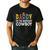 Daddy 1st Birthday Cowboy Western Daddy Birthday Boy Men's Casual T-Shirt Black