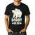 Daddy Bear And Cub Polar Bear Men's Casual T-Shirt Black
