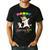Daddy Of The Birthday Girl Dabbing Unicorn Princess And Dad Men's Casual T-Shirt Black