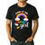 Daddy Of The Birthday Girl Rainbow B-Day Matching Family Men's Casual T-Shirt Black