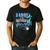 Daddy Of The Birthday Mermaid Family Matching Dad Papa Men's Casual T-Shirt Black