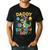 Daddy Of The Birthday Party Outfit Dinosaur Squad Dad Men's Casual T-Shirt Black