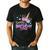 Daddy Of The Birthday Princess Girl Dad Unicorn Bday Party Men's Casual T-Shirt Black