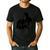 Daddy Bunny Rabbit Father Dad Easter Men's Casual T-Shirt Black