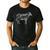 Daddy Cow For Dad's Who Lover Cows Men's Casual T-Shirt Black