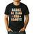 Daddy Dad Two Groovy Second Birthday Retro 2nd Bday Party Men's Casual T-Shirt Black