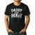Daddy Is My Hero Kids Police Thin Blue Line Law Enforcement Small Men's Casual T-Shirt Black