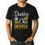 Daddy Of Mr Onederful 1st Birthday Father's Day First Daddy Men's Casual T-Shirt Black