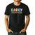 Daddy Saurus Kids Dinosaur Birthday Party Family Matching Men's Casual T-Shirt Black
