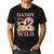 Daddy Of The Two Wild Zoo 2nd Birthday Safari Jungle Animal Men's Casual T-Shirt Black
