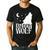Daddy Wolf Matching Family Tribe Wolves Moon Men's Casual T-Shirt Black Daddy Wolf Matching Family Tribe Wolves Moon Men's Casual T-Shirt Black
