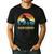 Daddysaurus Dad T Rex Dinosaur Men Men's Casual T-Shirt Black