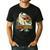 Daddysaurus Shirt T-Rex Dad Dinosaur Men's Casual T-Shirt Black