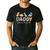 Daddysaurus T Rex Dinosaur Dad Daddy Saurus Family Men's Casual T-Shirt Black