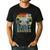 Daddysaurus T Rex Dinosaur Daddy Saurus Family Matching Men's Casual T-Shirt Black