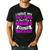 I Have My Dad's Temper & My Mama's Mouth Daughter Kids Men's Casual T-Shirt Black