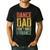 Dance Dad I Don't Dance I Finance Shirt Daddy Fathers Day Men's Casual T-Shirt Black