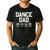 Dance Dad Proud Dancer Dancing Father Men Men's Casual T-Shirt Black