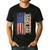 Dance Dad US American Flag Shirt Dancer Dancing Father Men Men's Casual T-Shirt Black