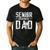 Dance Senior Dad Of A Senior Dancer Father 2026 Men's Casual T-Shirt Black