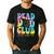Dead Dad Club Surviving On Dark Humor Hippie Men's Casual T-Shirt Black