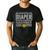 Diaper Changer Duty Expecting Baby New Dad Mom Men's Casual T-Shirt Black