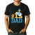 Disney Donald Duck Number One Dad Sunglasses Father's Day Men's Casual T-Shirt Black Disney Donald Duck Number One Dad Sunglasses Father's Day Men's Casual T-Shirt Black