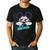 Disney Mickey And Friends Cool Mickey Summer Vibes Dad Logo Men's Casual T-Shirt Black