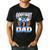 Disney Mickey And Friends Father's Day Goofiest Dad Vintage Men's Casual T-Shirt Black