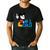 Disney Mickey Mouse Father's Day 1 Dad Men's Casual T-Shirt Black